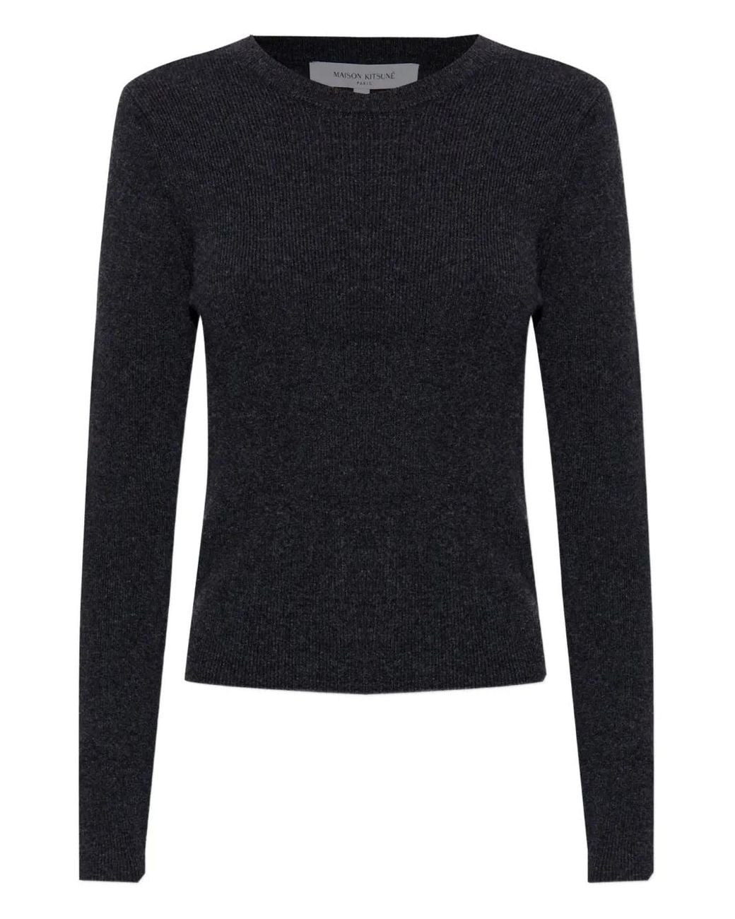 Maison Kitsuné Blue Crew-Neck Top