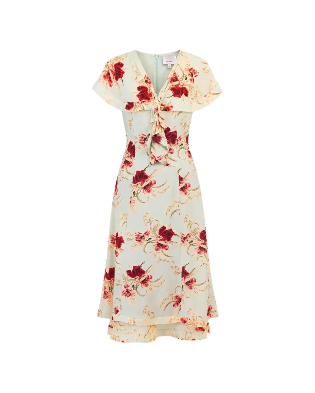 Cinq À Sept White Antonetta Midi Dress