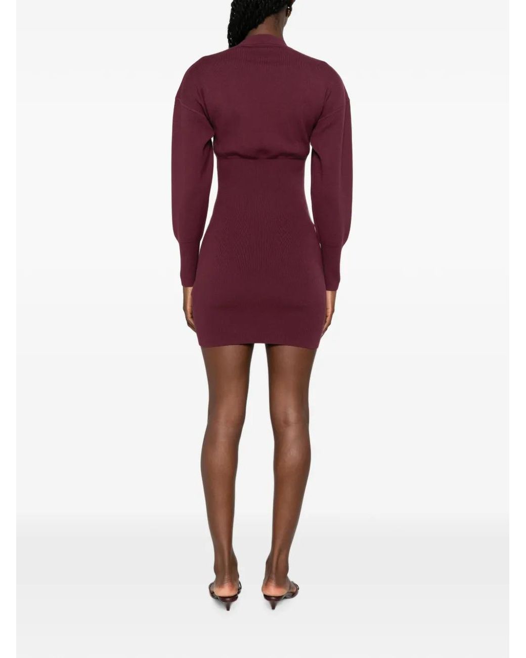 Anine Bing Purple Imane Dress