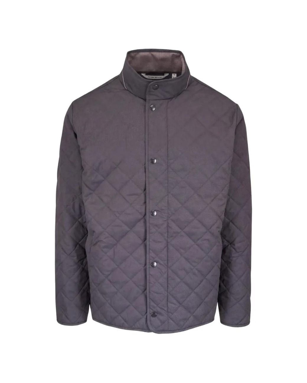 Peter Millar Purple Quilted High-Neck Jacket for men