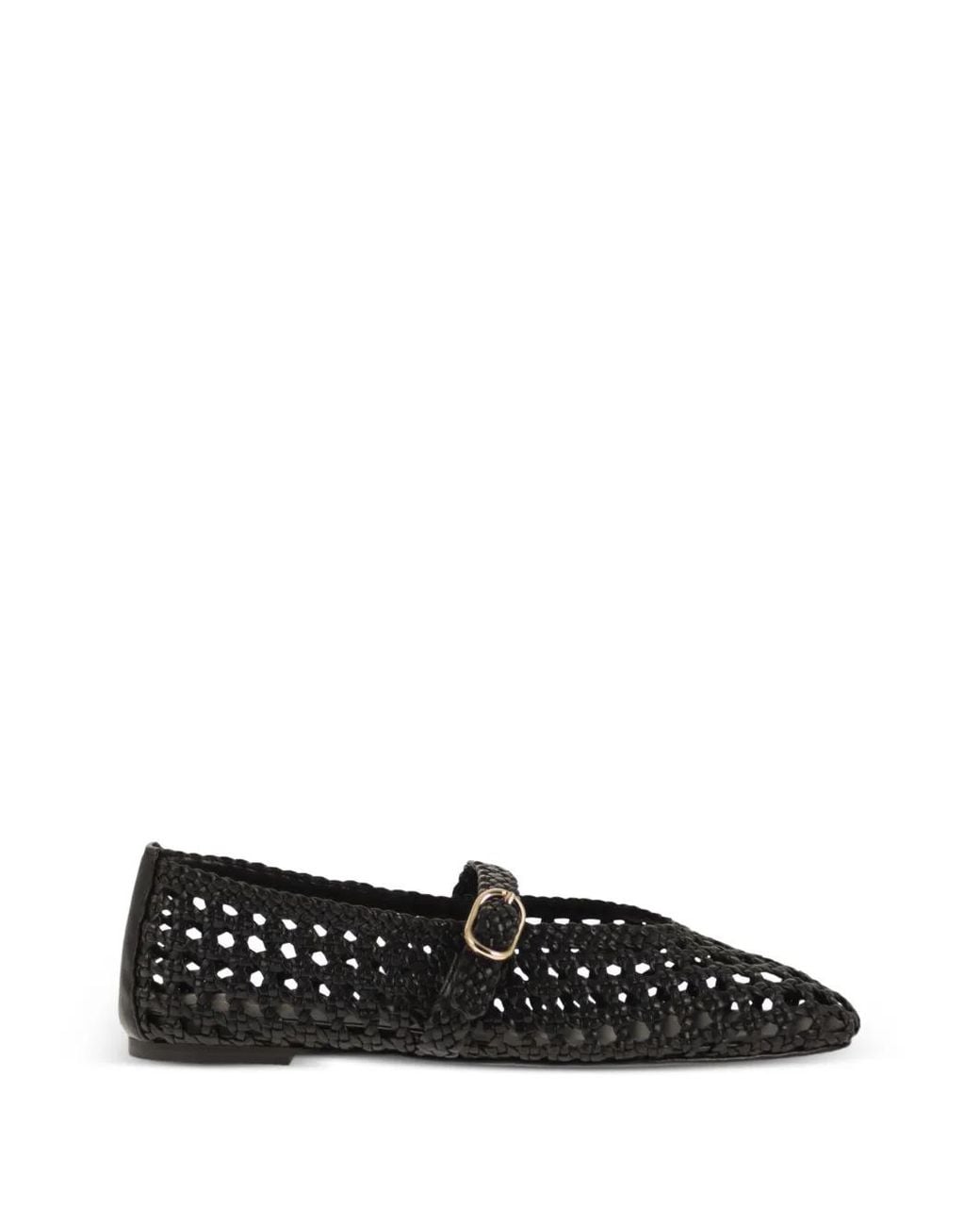 Stuart Weitzman Black Prima Ballet Flats