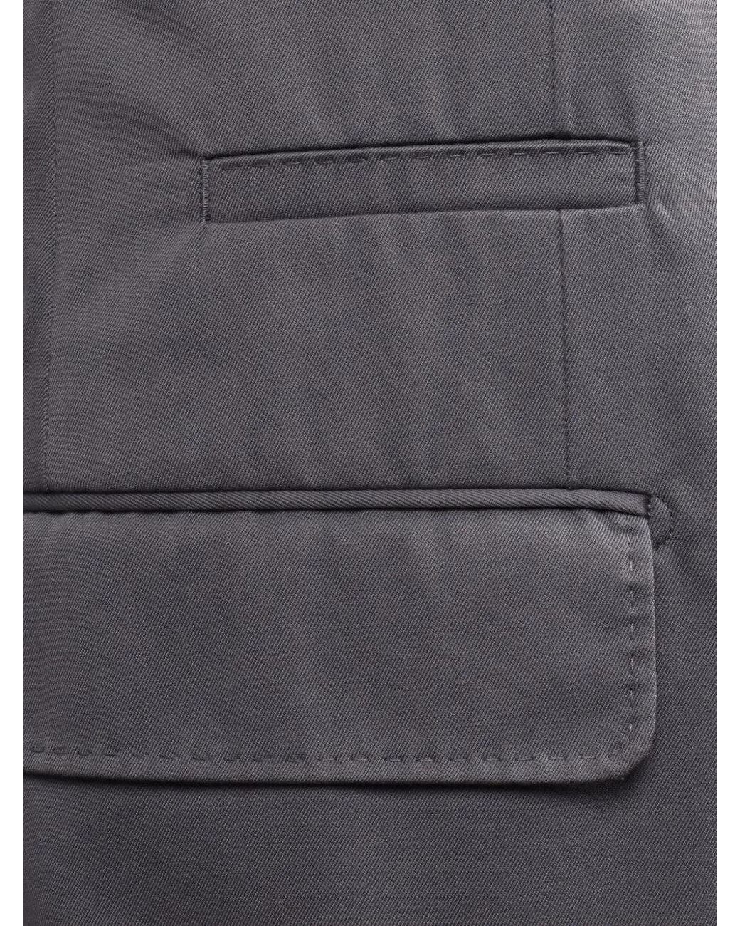 Brunello Cucinelli Colbert in het Gray voor heren