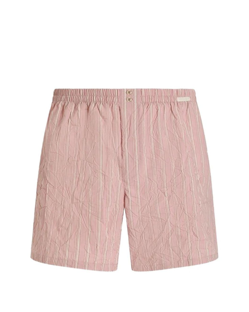 Dolce & Gabbana Pink Logo-Detail Striped Boxers for men
