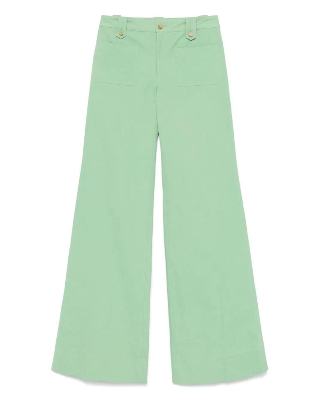 Chloé Green Cotton Pants
