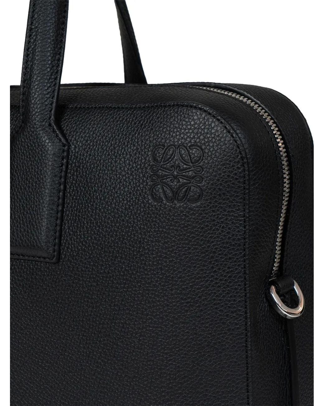 Maletín Goya Granulado Loewe de hombre de color Black