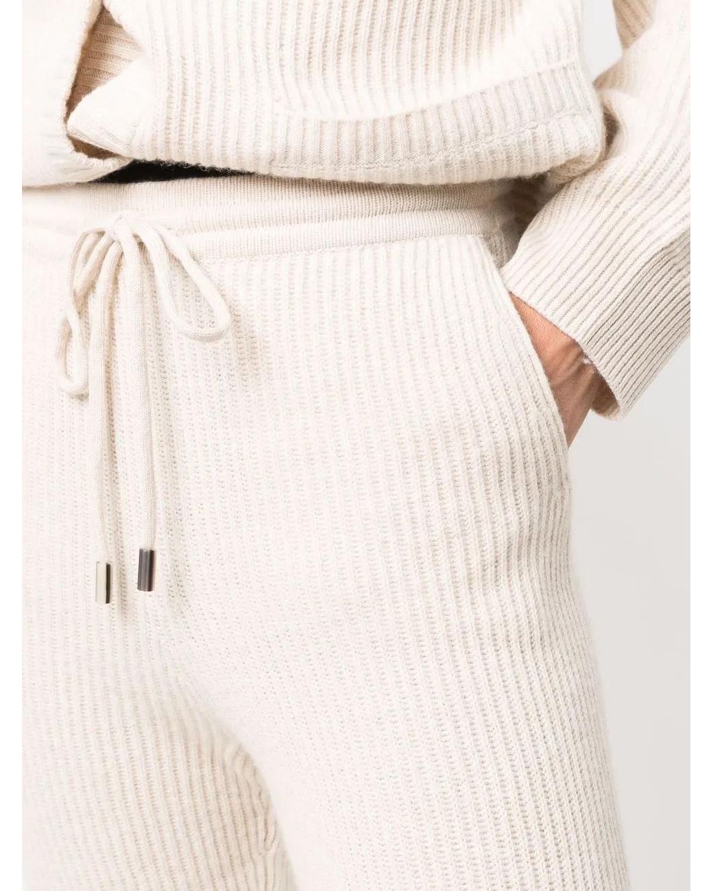Jonathan Simkhai White Gerippte Jogginghose