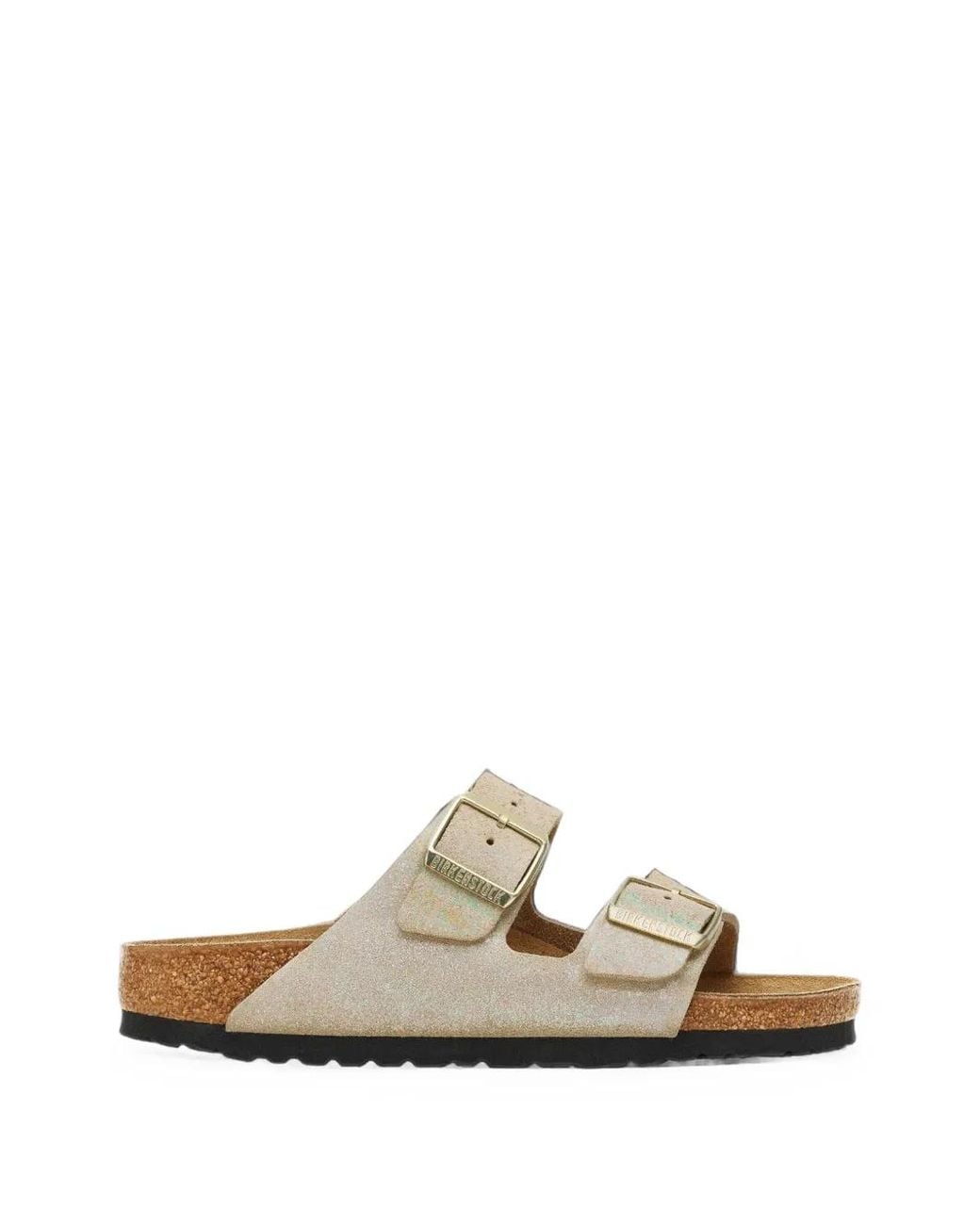 Birkenstock White Sandales Arizona En Daim