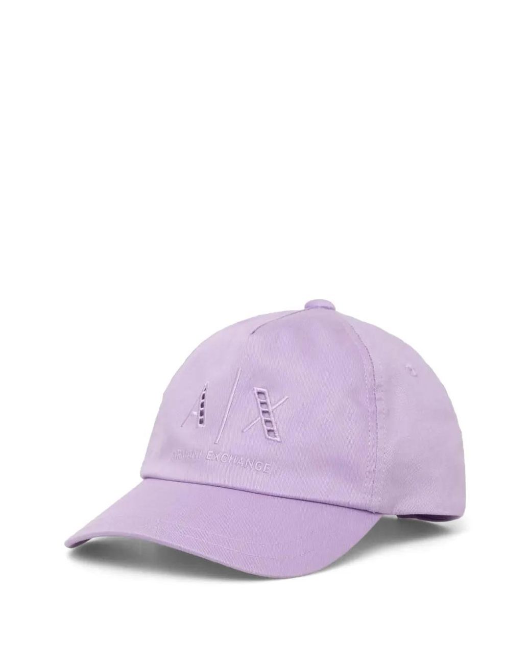 ARMANI EXCHANGE Purple Logo-Embroidered Cap
