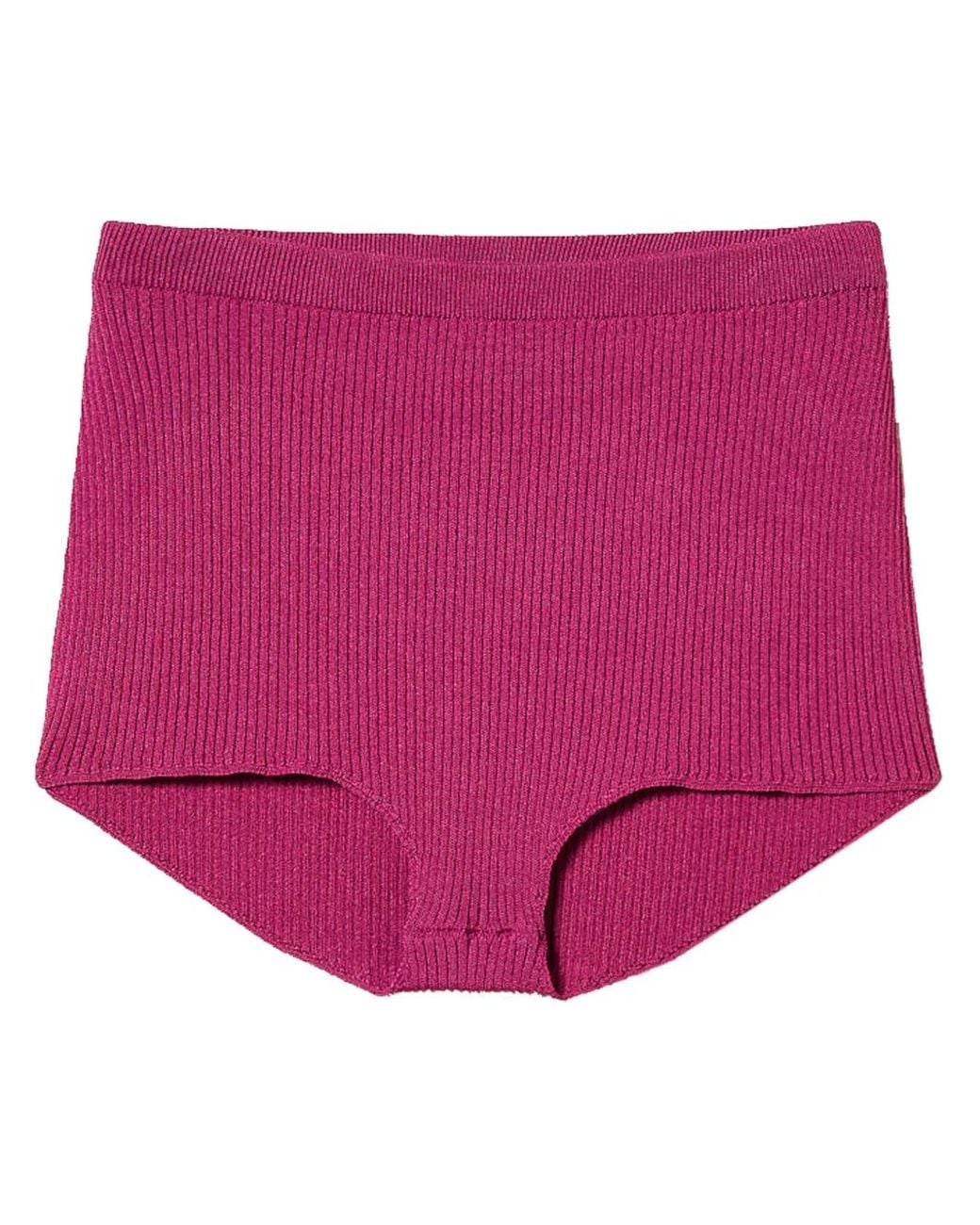 Twinset Pink Knitted Shorts
