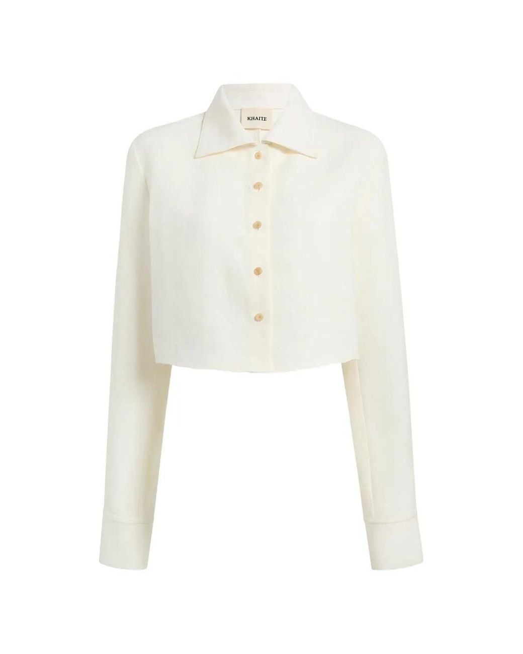 Khaite White Jasen Top