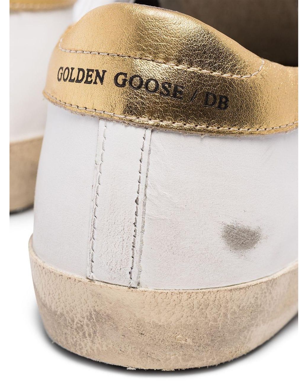 【関税&送料込】Golden  Deluxe Brand White Leather Supe Super Star Sneakers - Golden Goose Deluxe Brand - Leather
