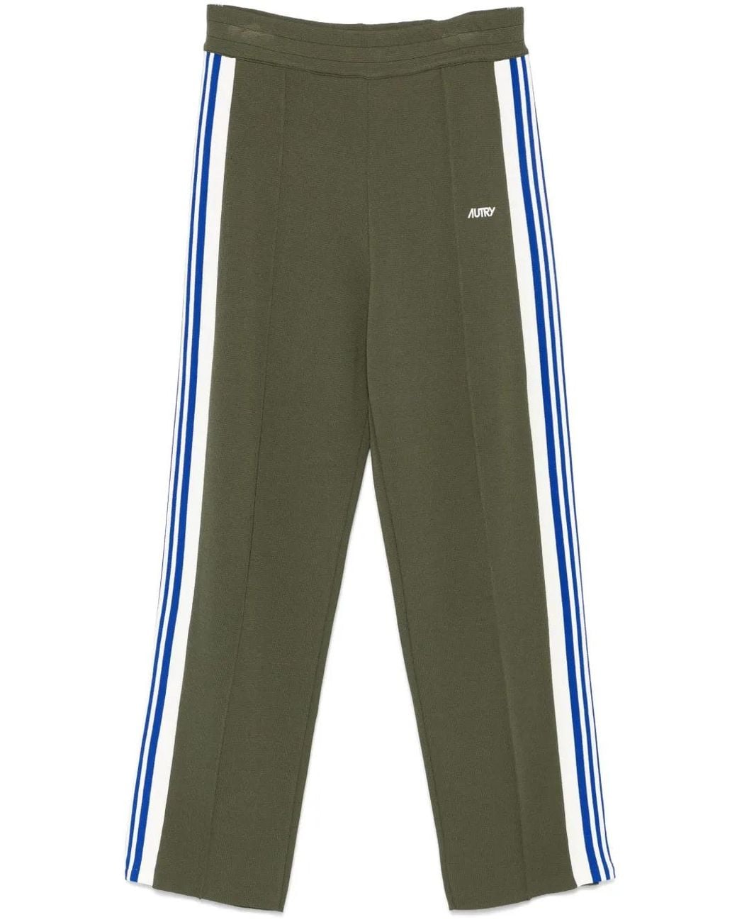 Autry Green Knitted Track Pants for men