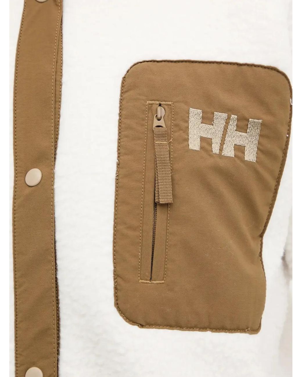 Helly Hansen White Buttoned Pocket Jacket