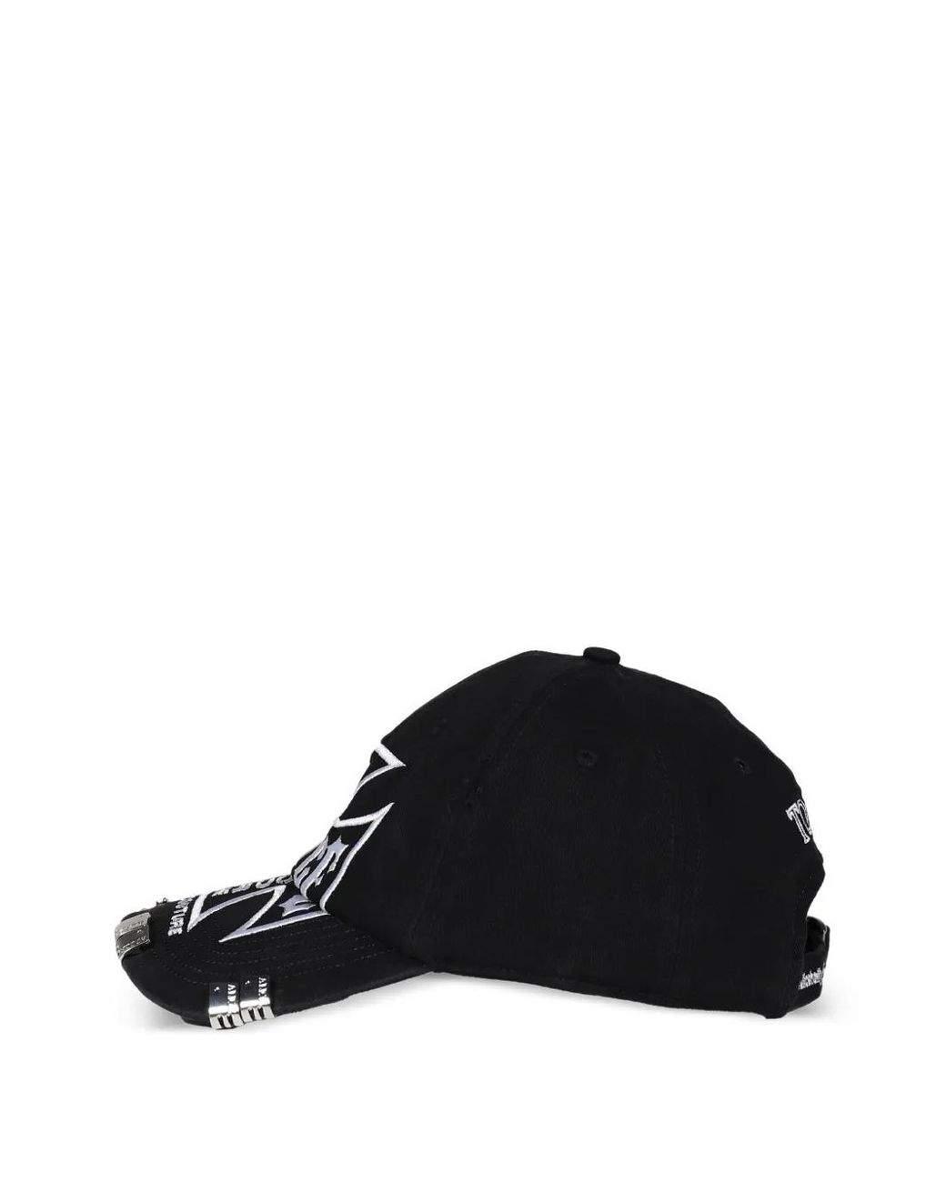 N. Hoolywood Black Casquette À Imprimé Camouflage Et Effet Usé for men