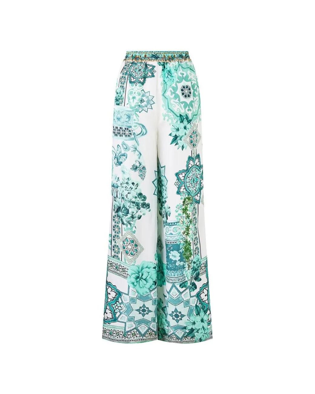 Camilla Blue Drawstring Pants
