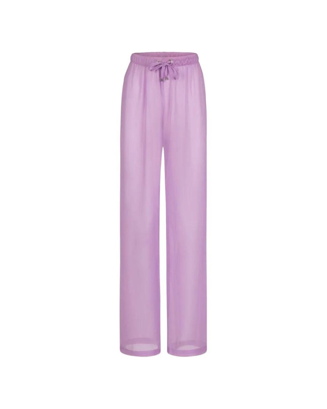 Paramidonna Purple Pantalon De Plage Aurora À Lien De Resserrage