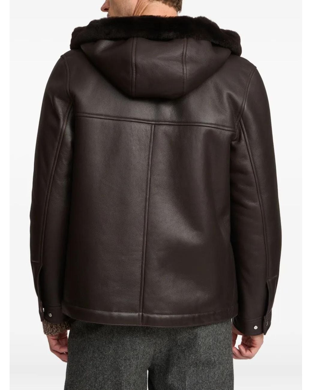 Chaqueta Con Capucha Yves Salomon de hombre de color Black