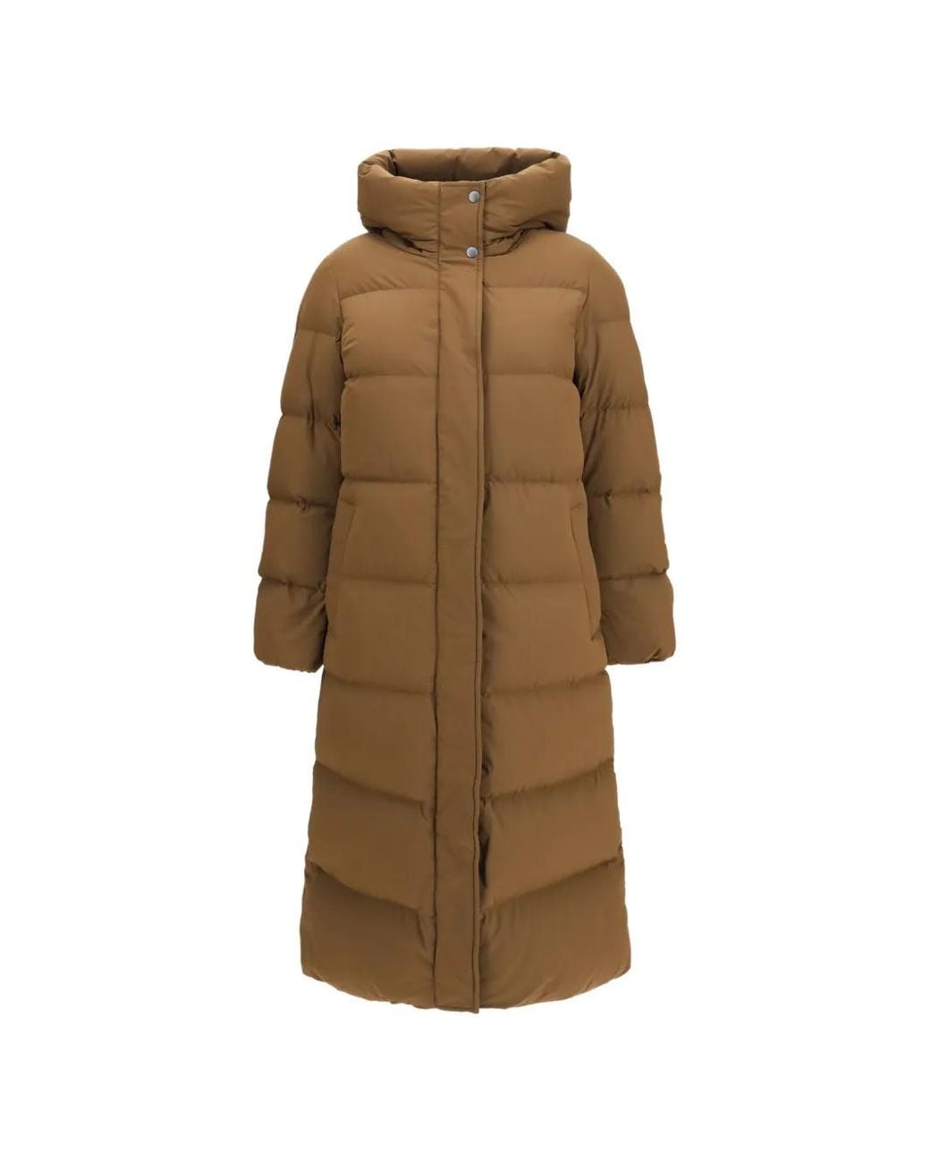 Woolrich Natural Madison Hooded Puffer Coat