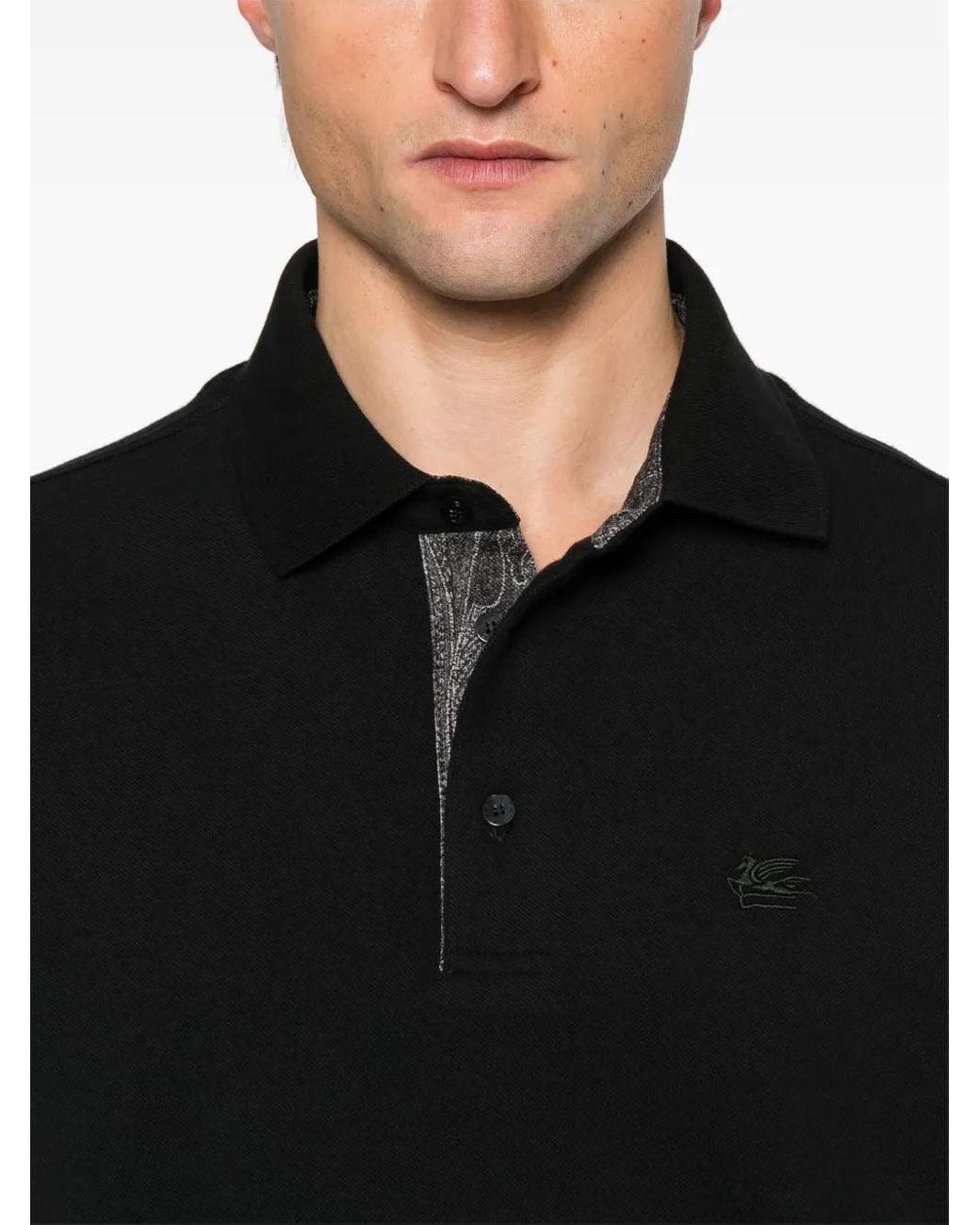 Etro Black T-Shirts And Polos for men