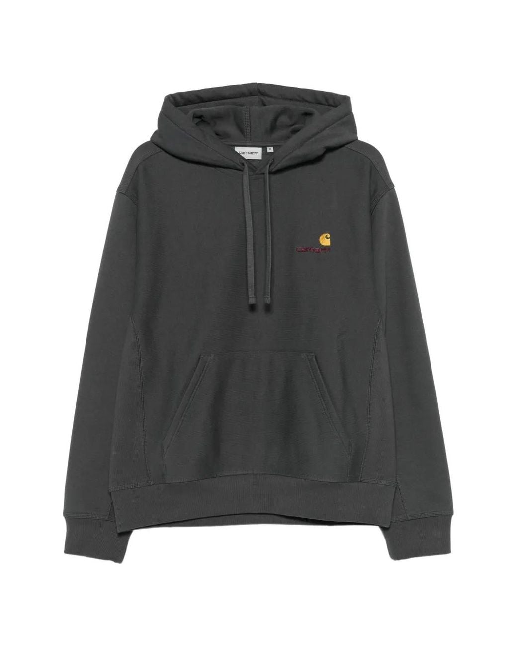 Carhartt Black Logo Cotton Hoodie for men