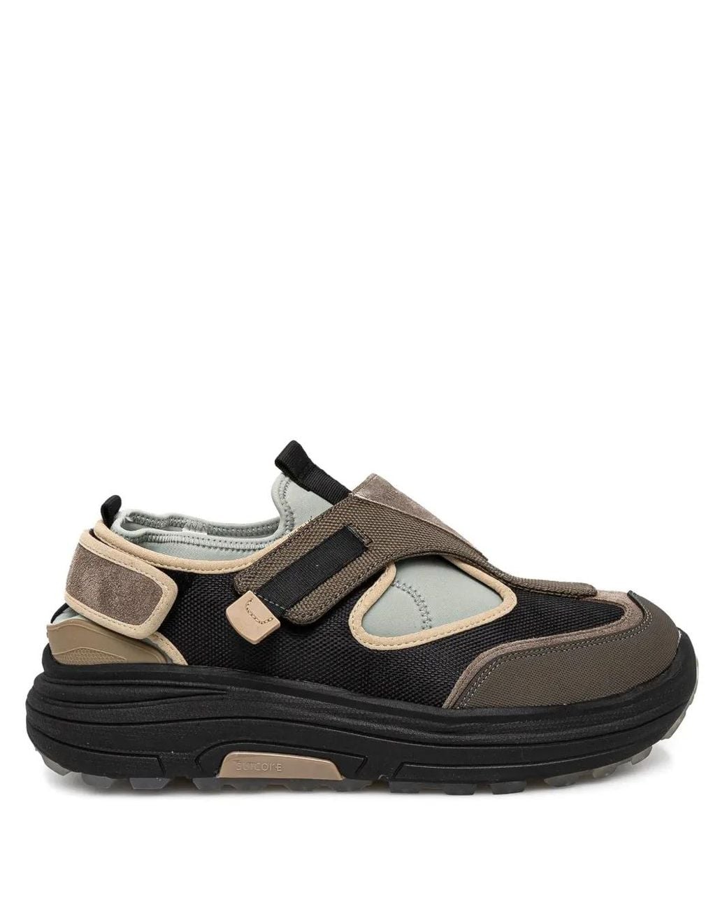 Suicoke Black Tred Sneakers for men