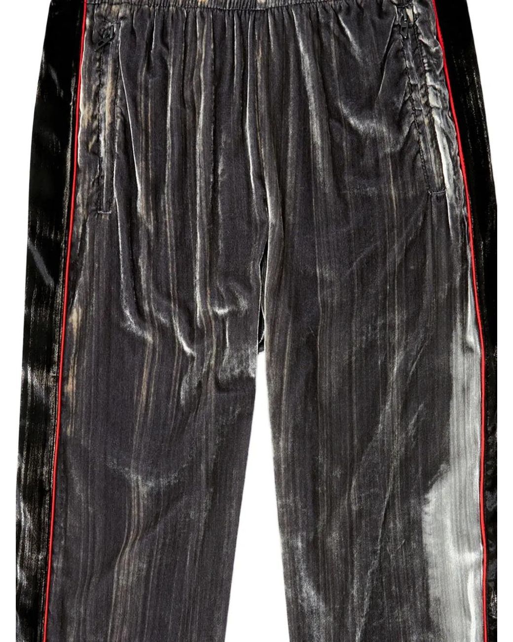 DIESEL Gray P-Hay-Fem Track Pants