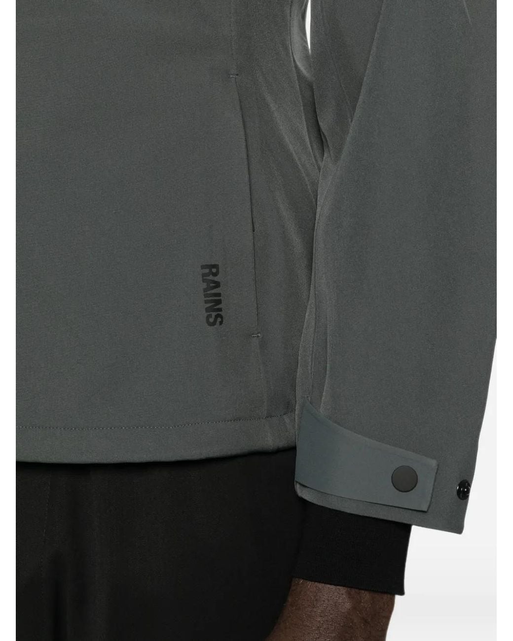 Rains Gray Suva Softshell Hooded Jacket