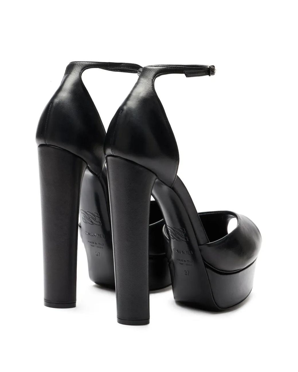 Casadei Black Flora Pumps