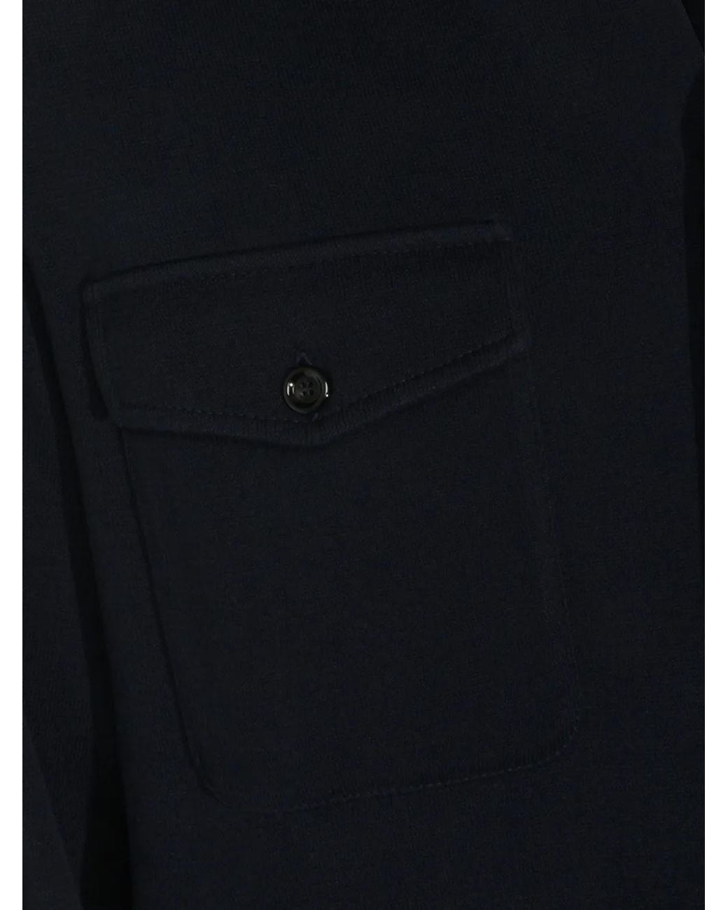 Lardini Black Buttoned Pocket Jacket for men