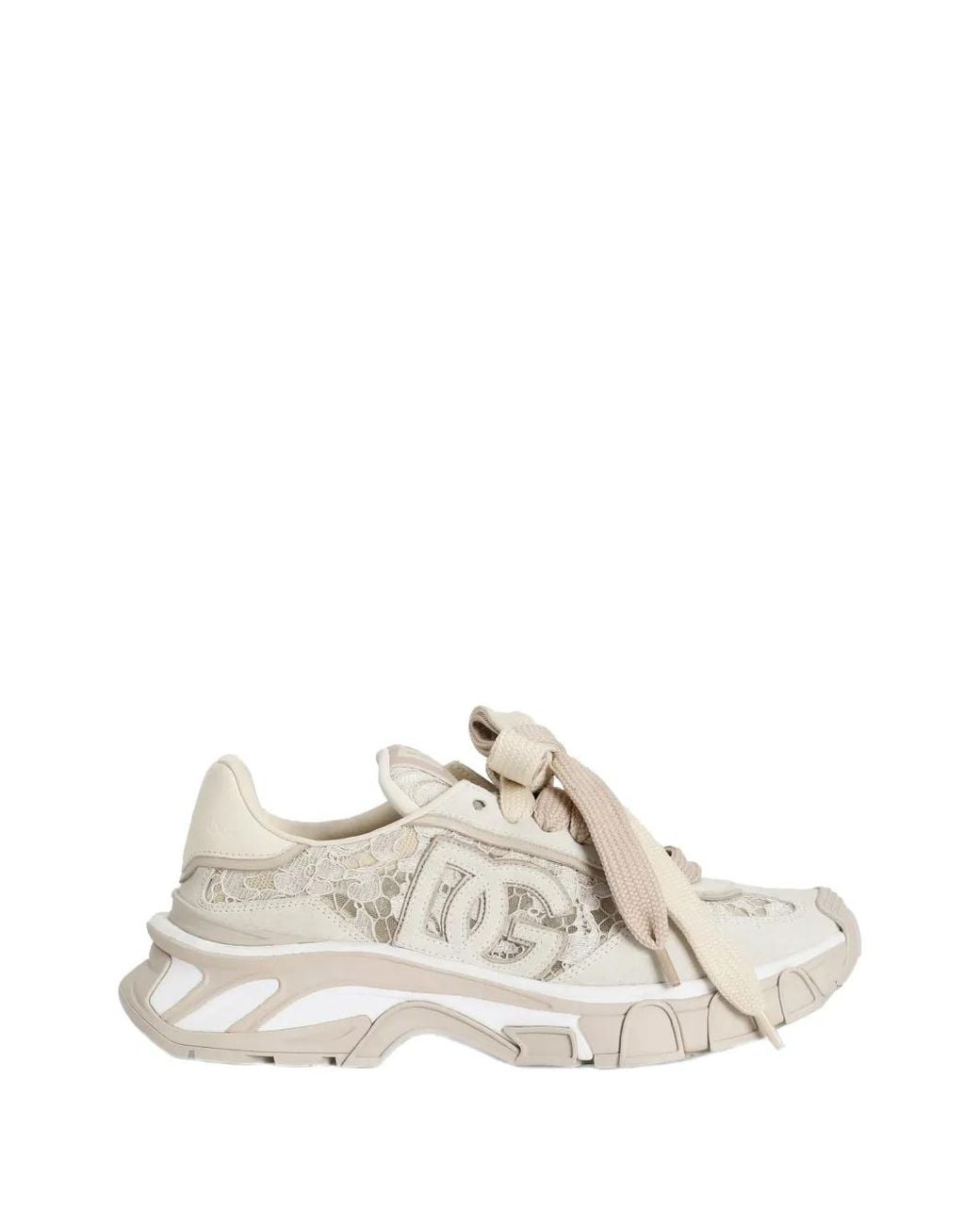 Dolce & Gabbana White Dg Country Road Sneakers