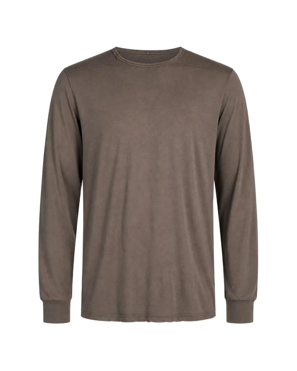 Rick Owens Brown Long-Sleeve Sweater for men
