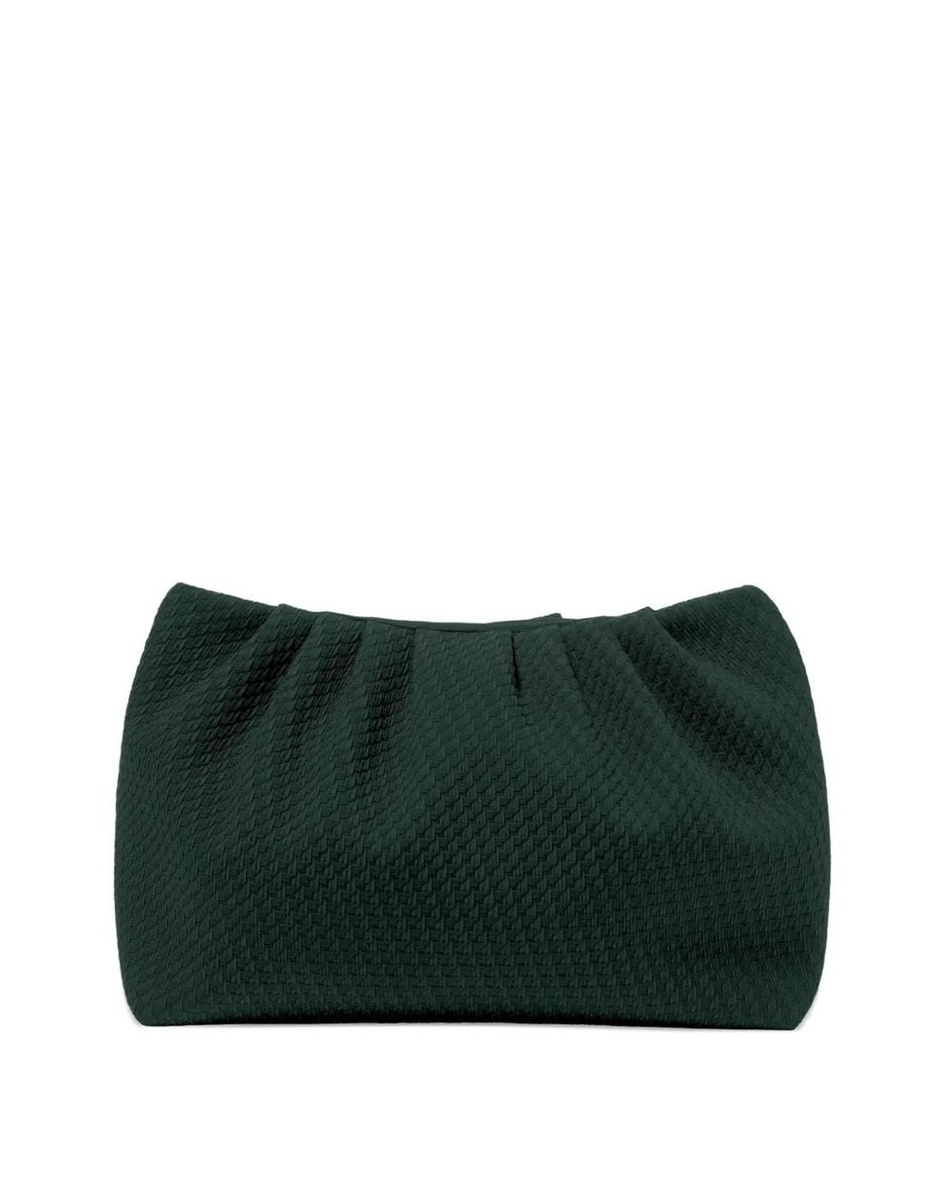 Eres Green Soirée Geometric-Pattern Clutch Bag
