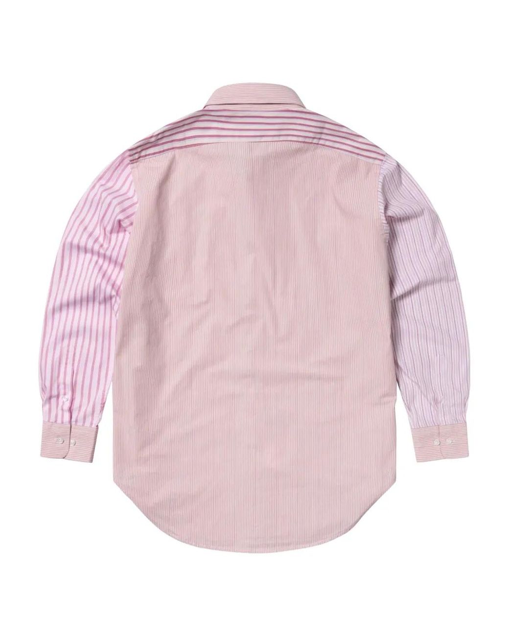 Aries Pink Striped Button-Up Shirt