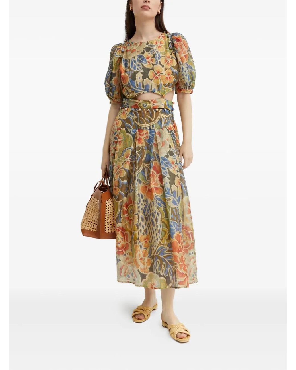 Ixiah Green Casablanca Maxi Dress