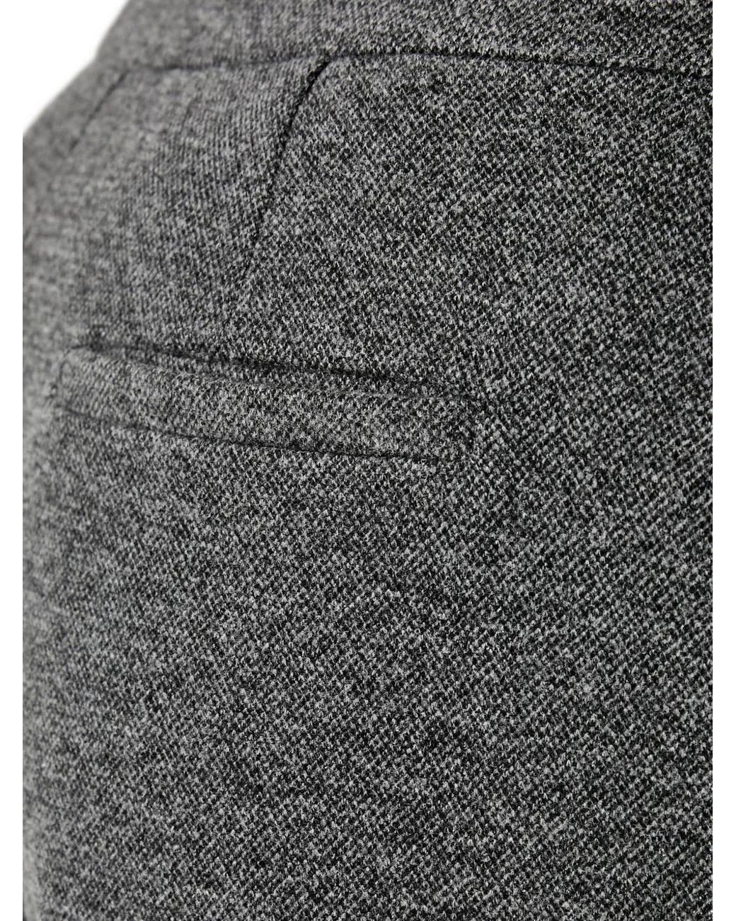 Marc O' Polo Black Pressed-Crease Straight-Leg Trousers