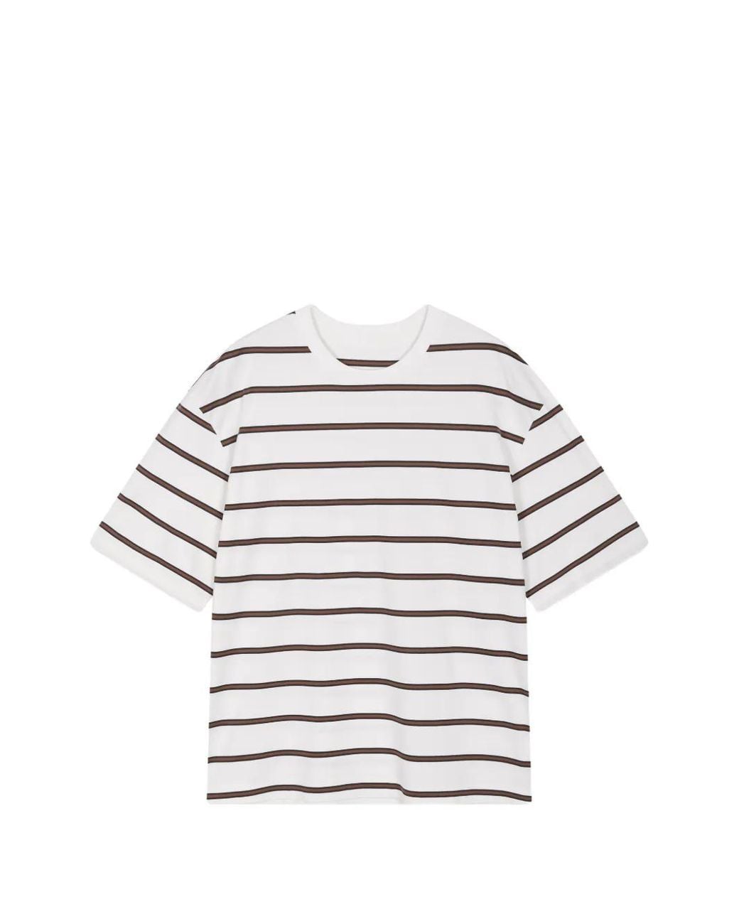 CROQUIS White Striped T-Shirt for men