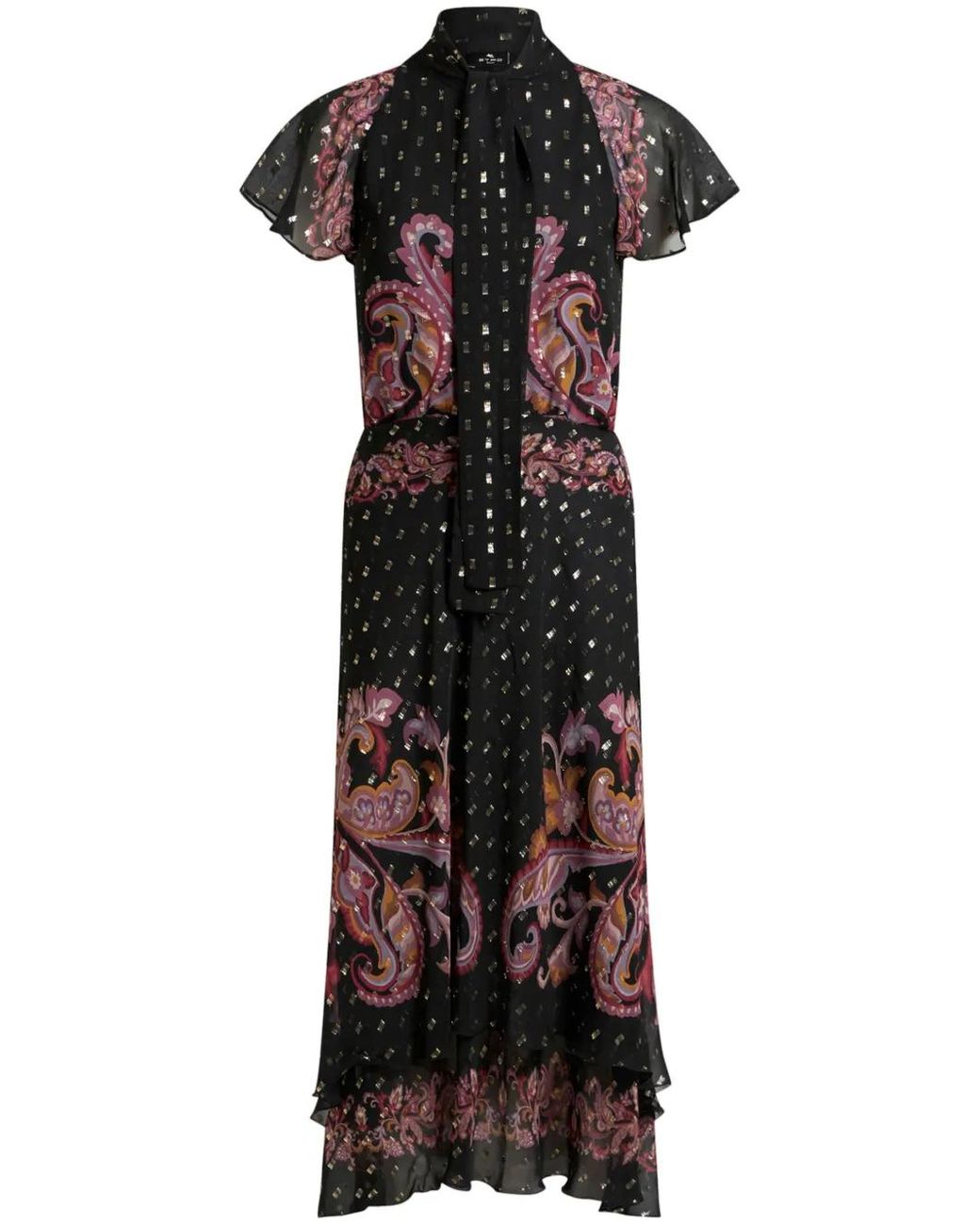 Etro Black Silk Dress