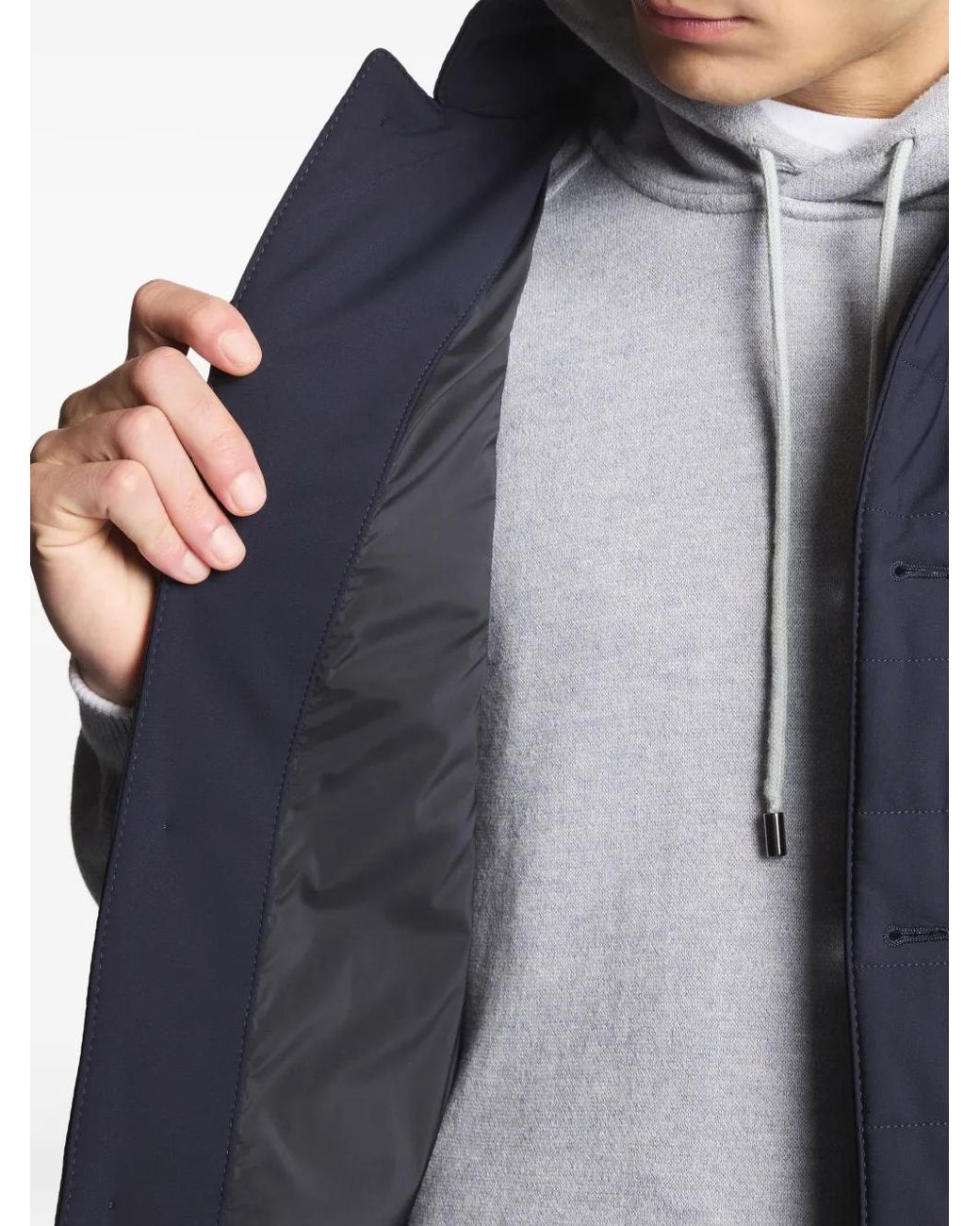 Chaleco Acolchado Con Bolsillo Fay de hombre de color Blue