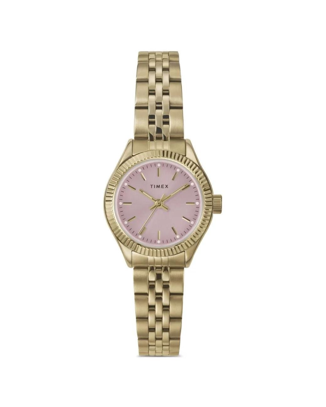 Timex Metallic Legacy Fluted Bezel 25Mm Watch