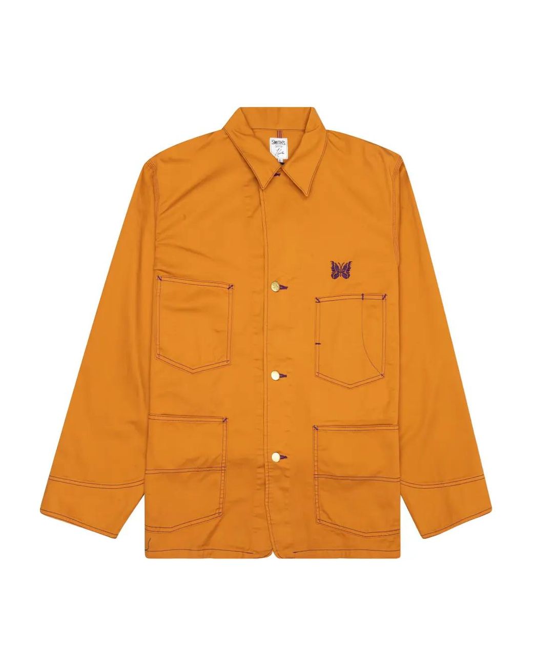Needles Orange X Smith's Veste À Papillons Brodés for men