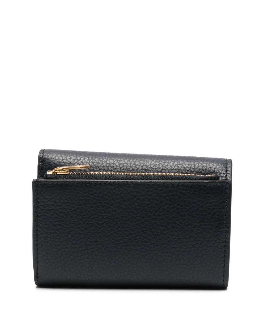 Mulberry Black Continental Trifold Wallet
