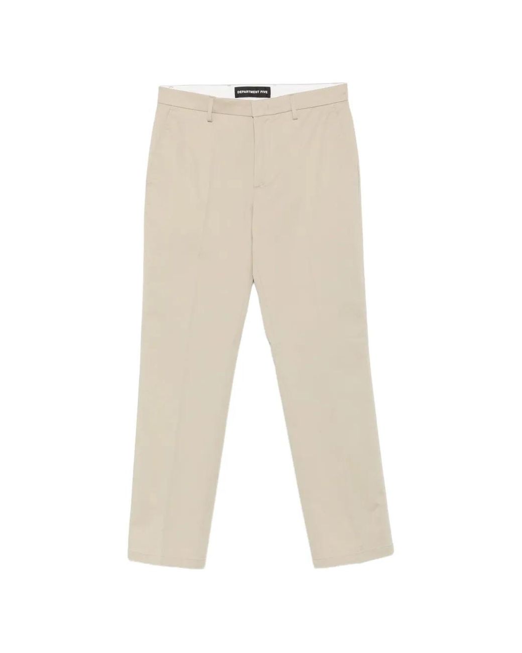 Department 5 White Warren Logo-Patch Trousers for men