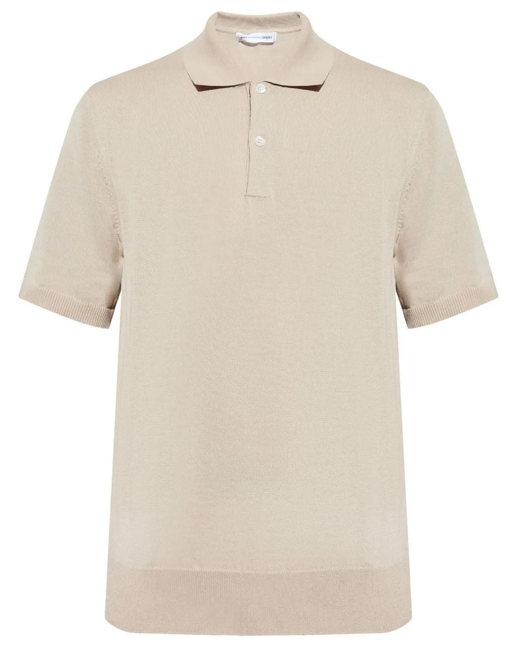 Comme des Garçons Natural Short-Sleeved Polo Shirt for men