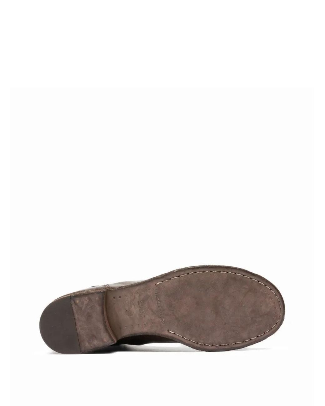 Officine Creative Brown Shantel Leather Ankle Boots