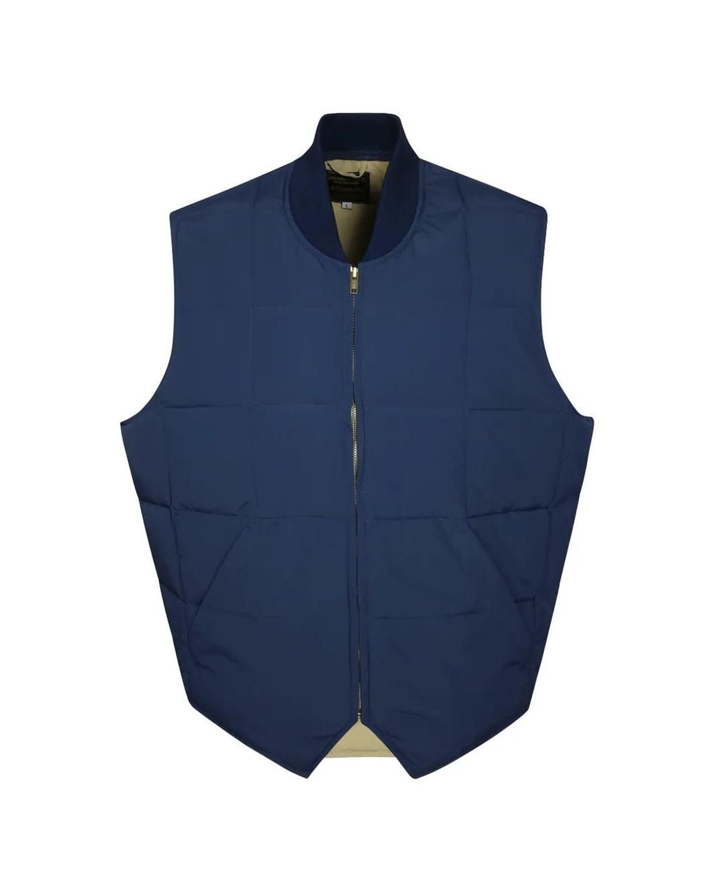 chesapeake's Blue Quilted Gilet for men