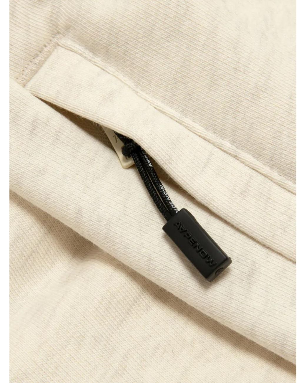 Aape By A Bathing Ape Natural Logo-Patch Track Pants for men