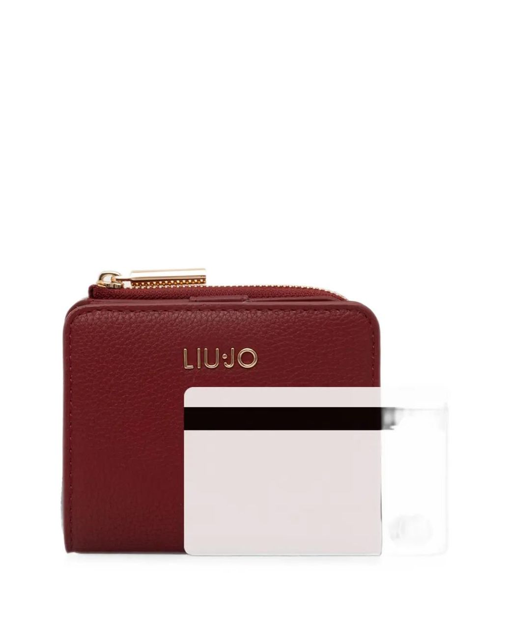 Liu Jo Red Logo-Plaque Wallet