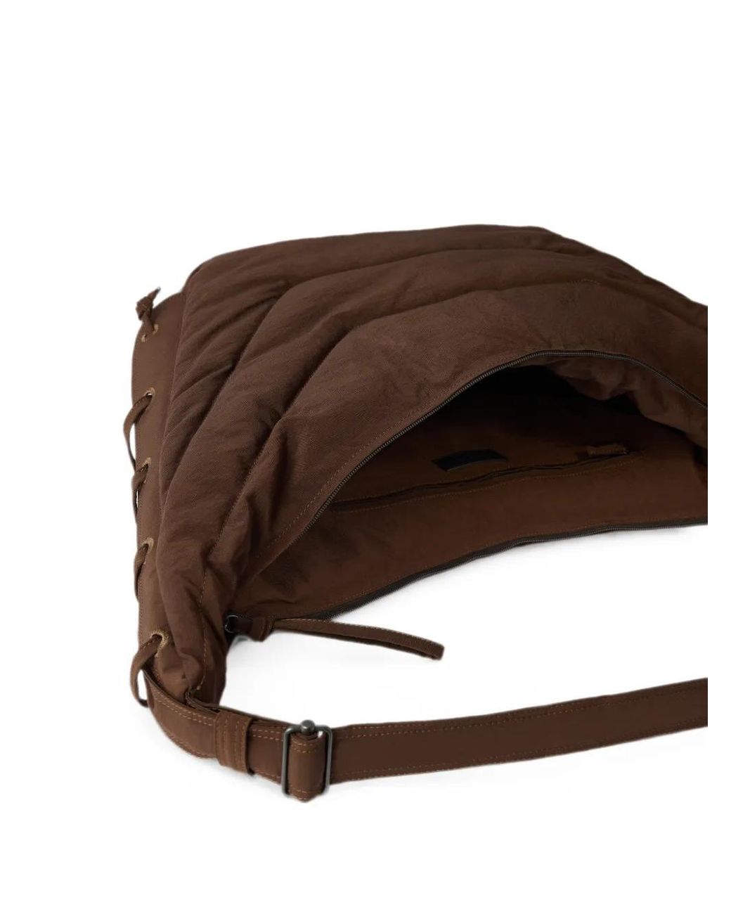 Lemaire Brown Large Soft Game Bag