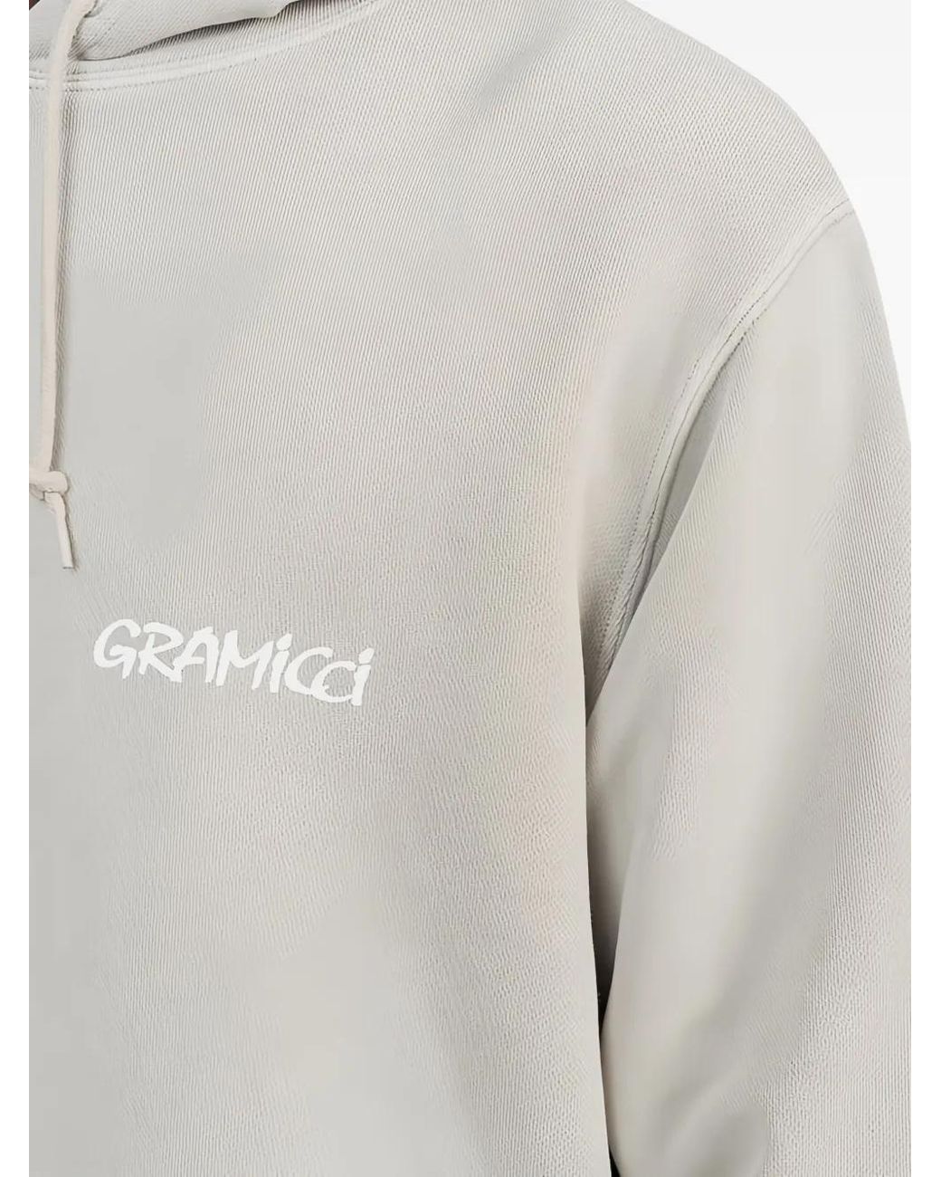 Gramicci Gray Statue Of Liberty Graphic-Print Hoodie for men