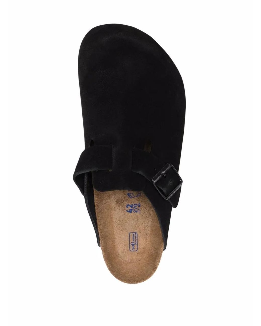 Birkenstock Black Boston Soft-Footbed Mules for men